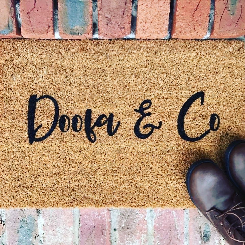 Custom Door Mat Doofa and Co Designs