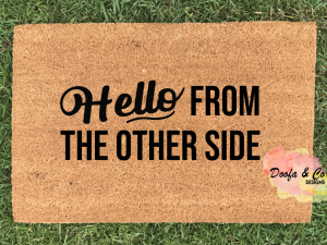 Doormat - hello from the other side