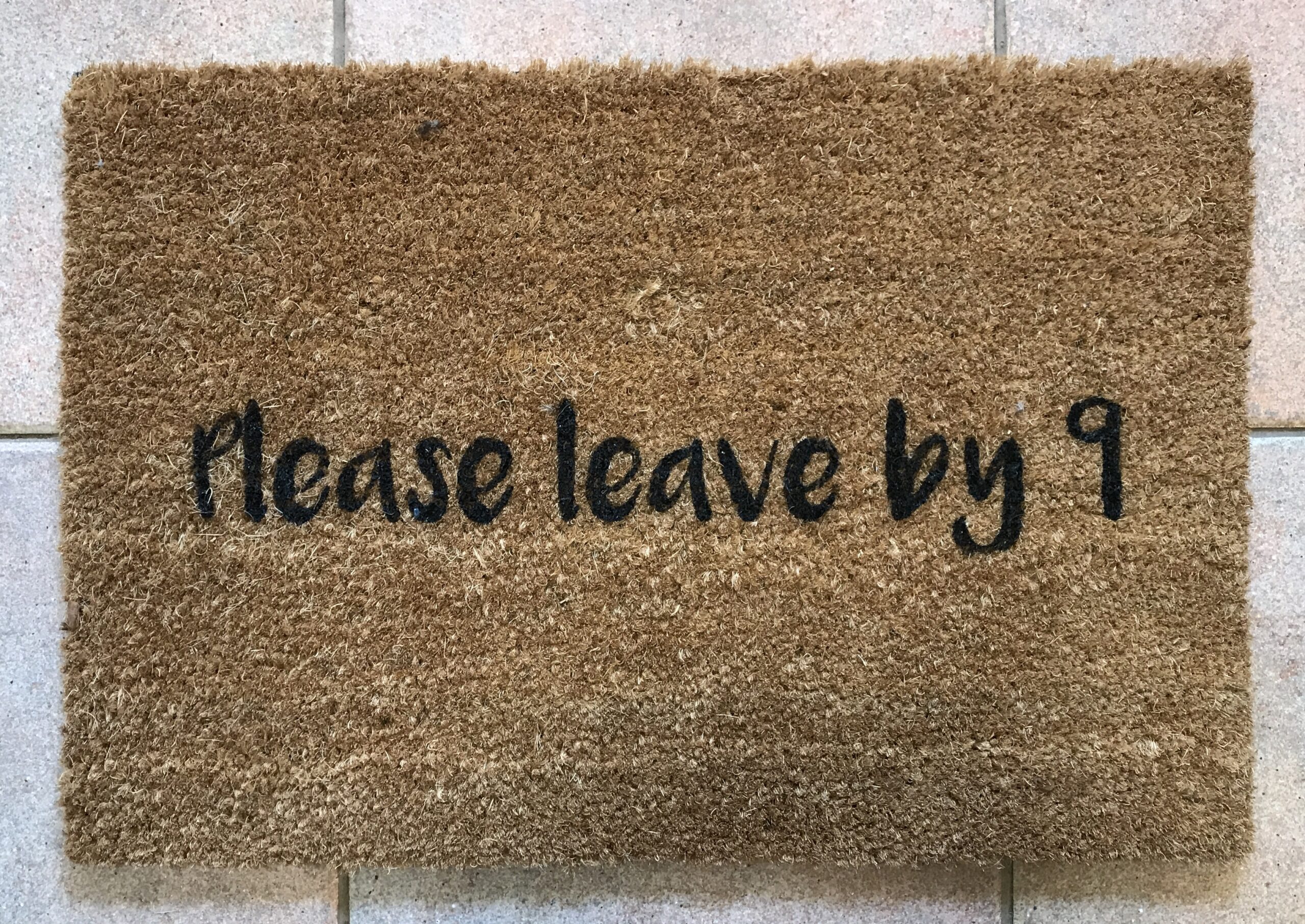Doormat please leave by 9 Doofa and Co Designs
