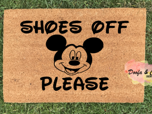 Doormat - shoes off please