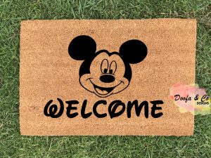 Doormat - welcome mouse
