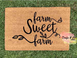 Doormat - farm sweet farm