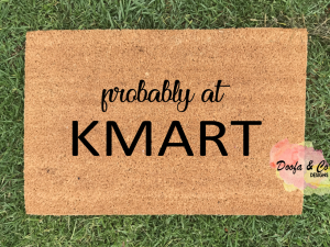 Doormat | Probably at Kmart