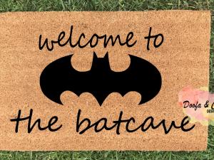 Doormat - welcome to the batcave