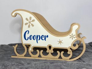 Santa Sleigh | Medium | Custom | Personalised