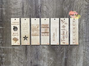 Teacher Bookmarks | End of year gift | Teacher Gift | Student Gift | Craft Blank | Custom | Personalised