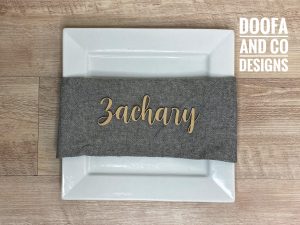 Script Name Place Cards | Script Name Placement | Wooden | 3mm | Laser Cut | Custom | Personalised