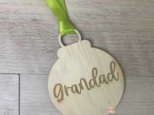 Christmas Bauble | Christmas Ornament | Christmas Gift Tag | Custom | Personalised
