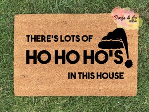 Doormat | There's lots of ho ho ho's in this house | 40cm x 60cm