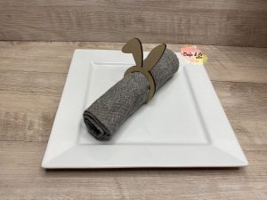 Easter Bunny napkin ring holders | Easter decoration | set of 8