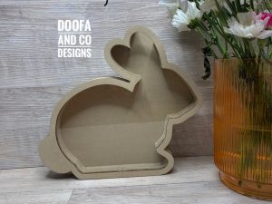Craft Blank Easter Bunny Mini Egg Holder | Money Box | Reward Box | Blank