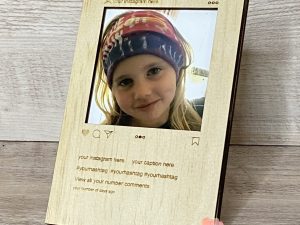 Instagram Wooden Frame | Custom