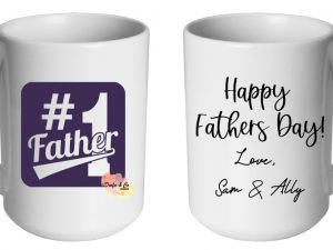 #1 Father Mug Mug | Custom | Personalised