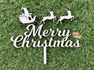 Cake Topper | Merry Christmas | Christmas Decoration