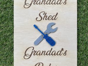 Shed Rules Sign | Wooden | Custom | Personalised