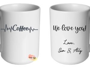 Coffee Heartbeat Mug | Custom | Personalised