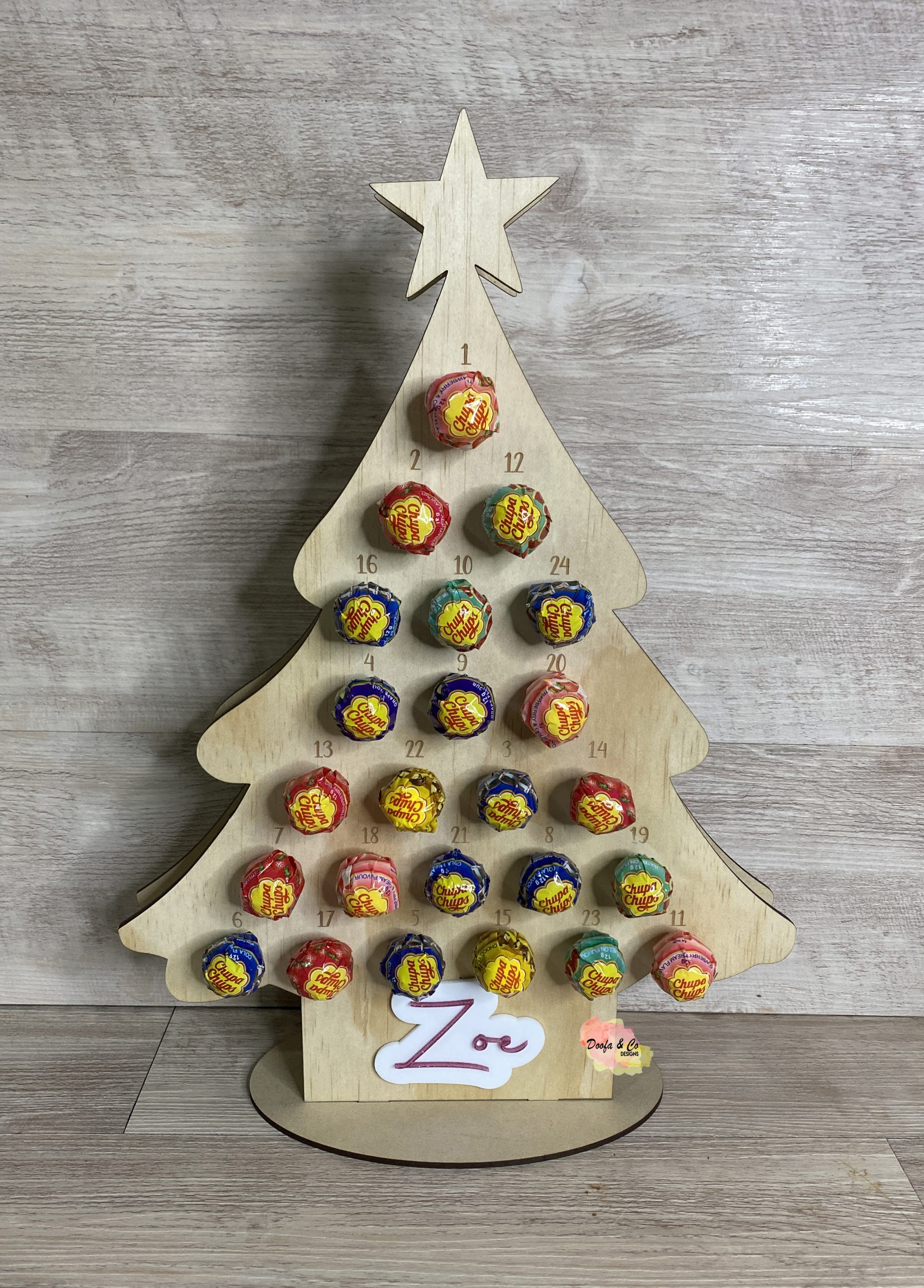 Lollypop Advent Calendar Chupa Chup Advent Calendar Custom