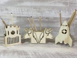 Stationary Holders | Pencil Holders | Pen Holders | Unicorn | Rocket | Castle