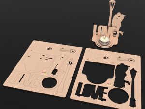 3D LOVE Postcard | Valentines Day | Just Because