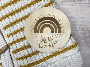 Wooden Milestone Discs | Baby | Set of 13