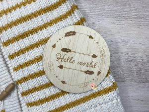 Wooden Milestone Discs | Baby | Set of 13