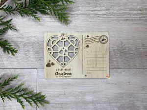 3D Christmas Bauble Postcard | Christmas Decoration | Christmas Bauble