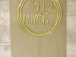 Cake Topper | Happy Birthday