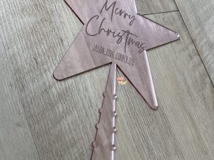 Christmas Tree Star Topper | Custom | Personalised