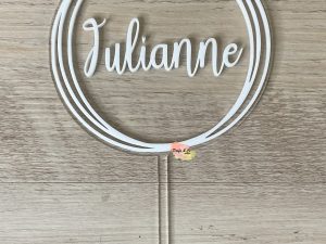 Cake Topper | Layered Circles | Custom | Personalised