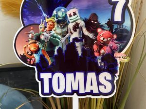 Cake Topper | Fortnite Inspired | Custom | Personalised | Acrylic